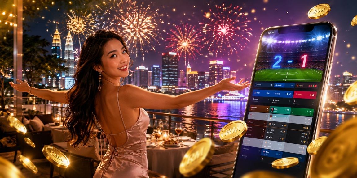 Pengalaman taruhan perlawanan langsung melalui telefon pintar di Malaysia
